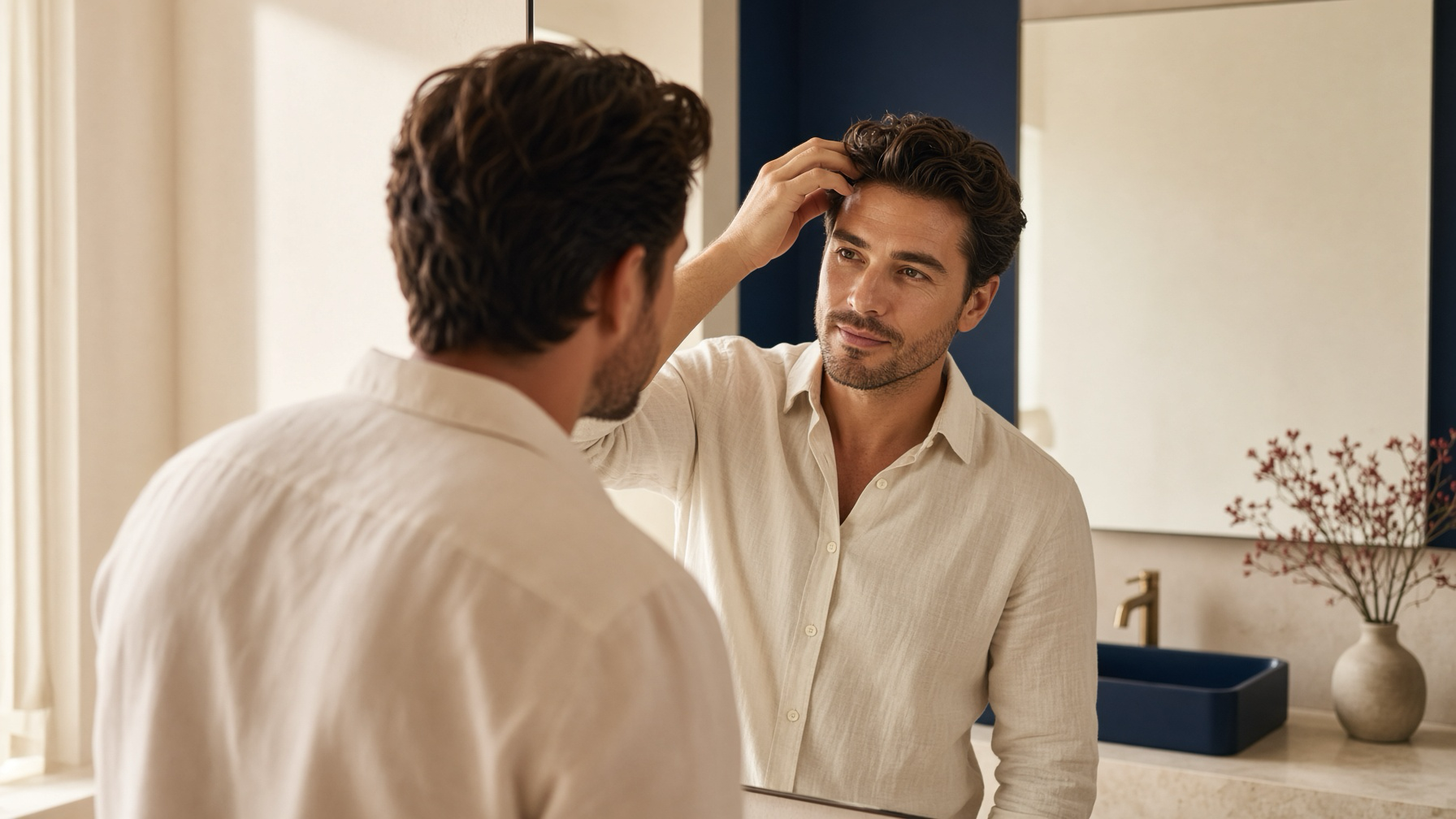 Hair restoration consultation