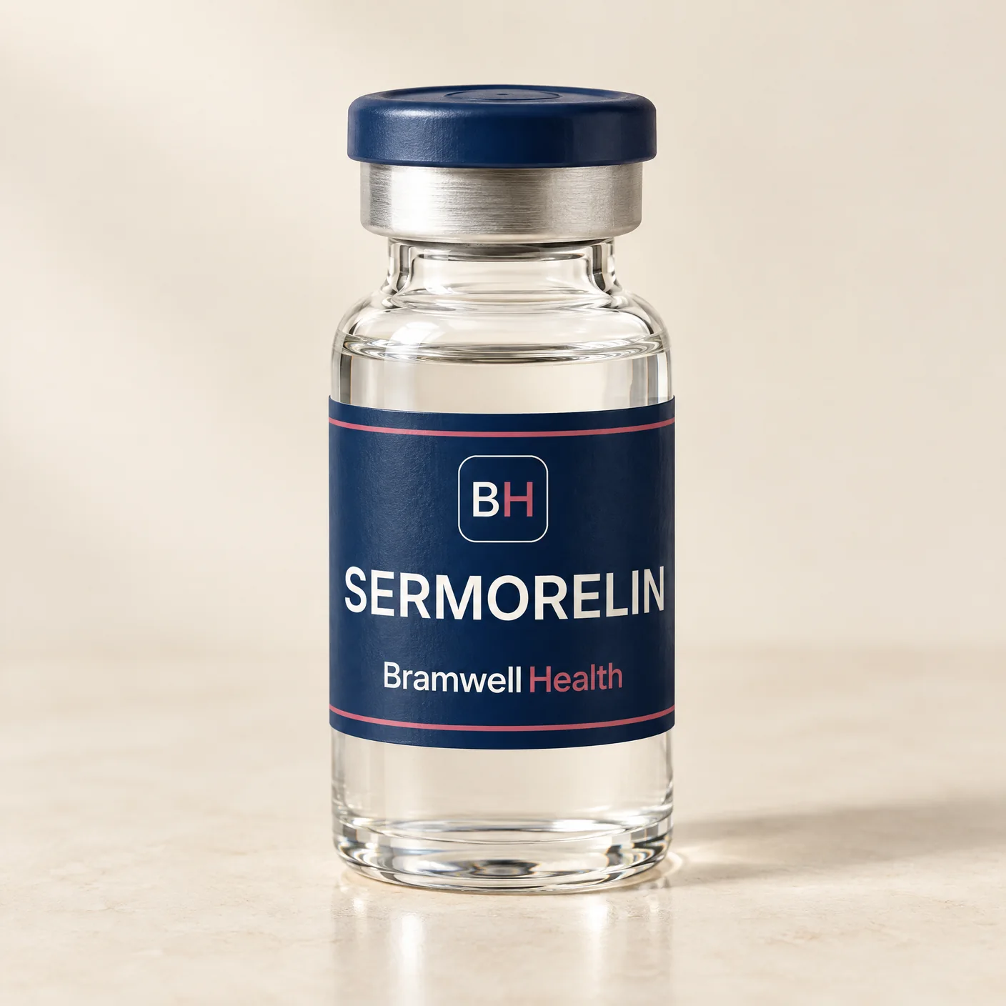 Sermorelin peptide vial